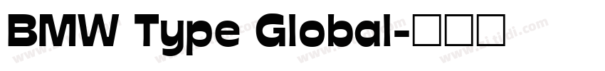 BMW Type Global字体转换